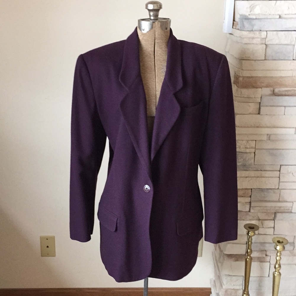 Lands End Plum Jacket